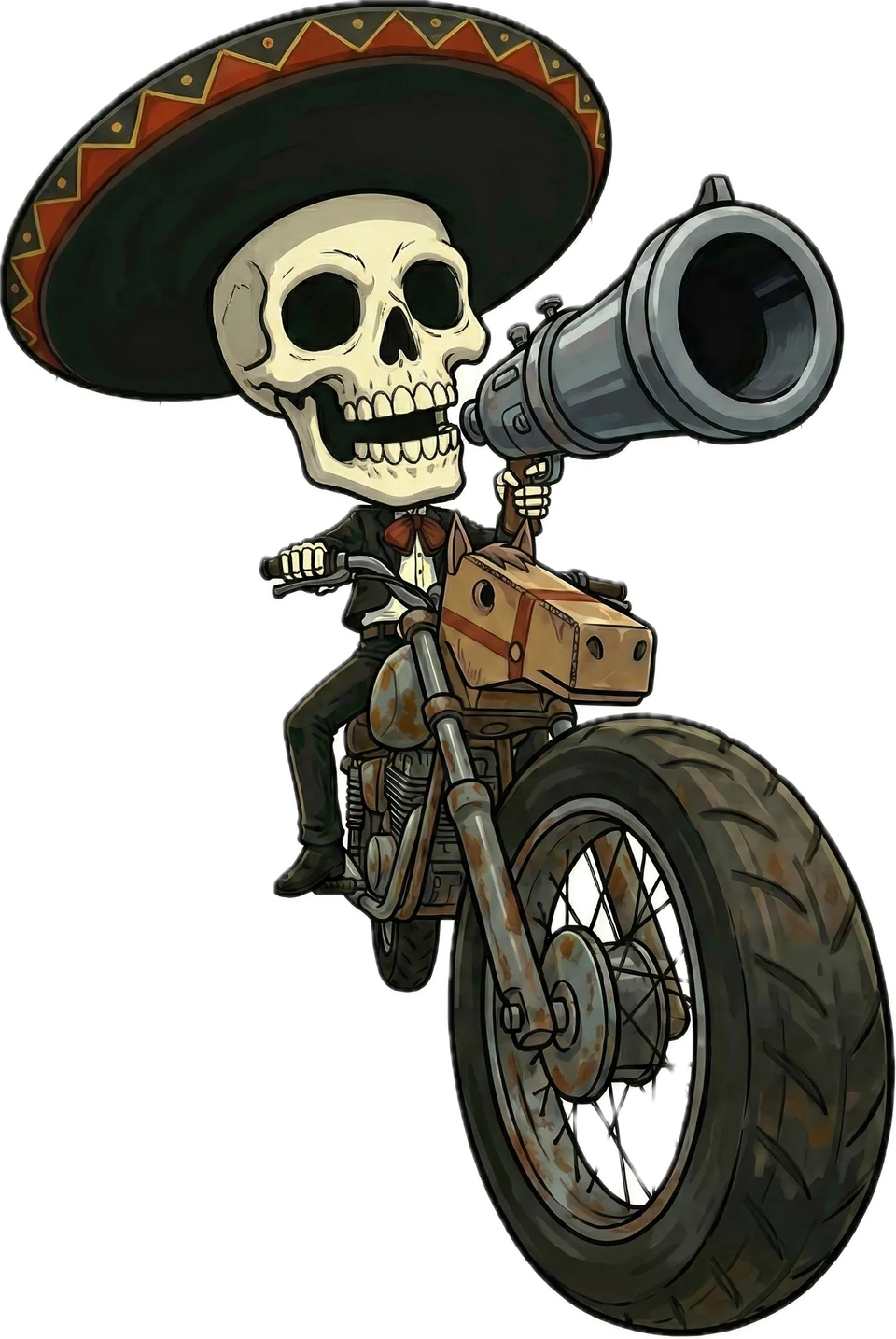 Mariachi-Skelett