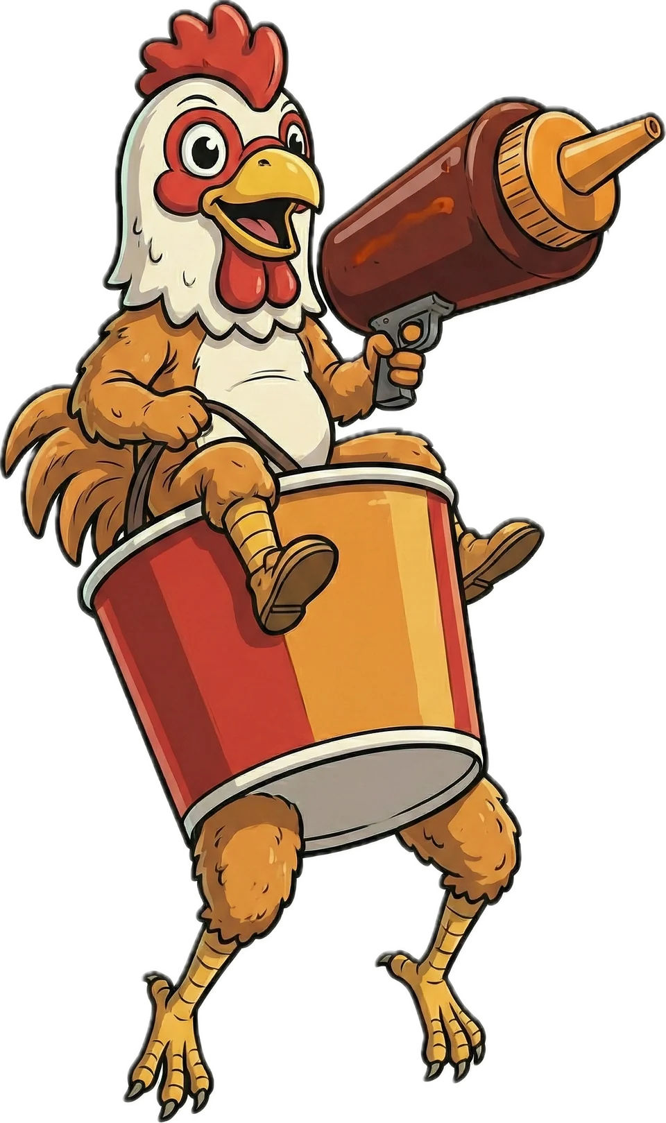 Hühnchen-Maskottchen